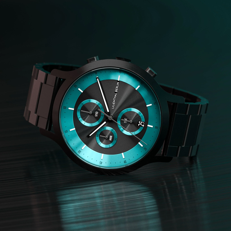 Lilienthal Berlin, Chronograph LP – Black Cyan