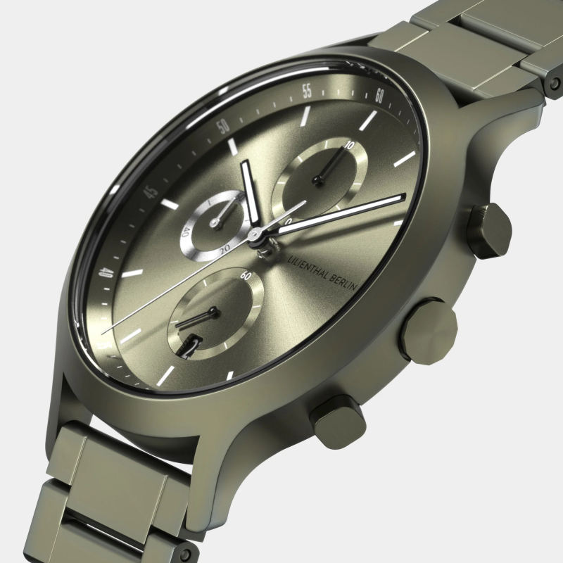 Lilienthal Berlin, Chronograph Terra, 鋼帶