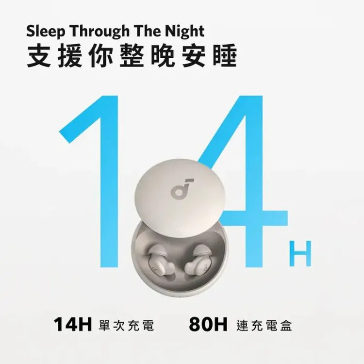 Anker - SoundCore Noise Blocking Sleep A20 睡眠耳機【香港行貨】