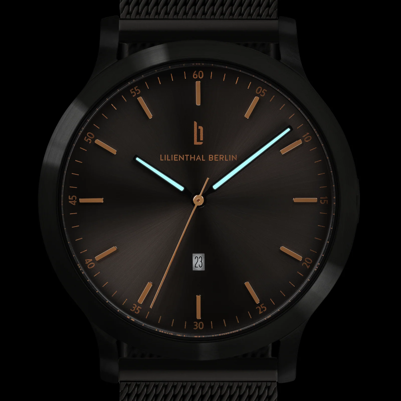 Lilienthal Berlin, Huxley – Black Bronze, 黑色皮帶