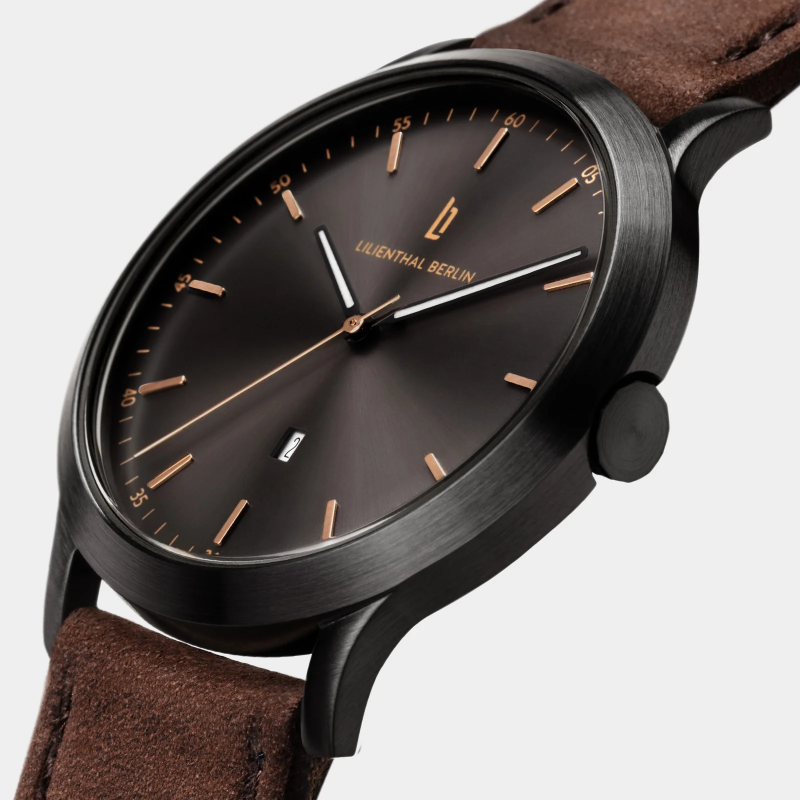 Lilienthal Berlin, Huxley – Black Bronze, 啡色皮帶
