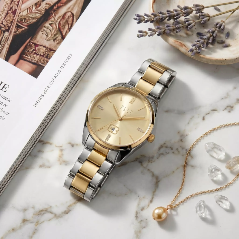 Elle Watch, Seine, Gold Dial