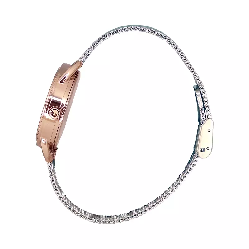 Elle Watch, Trocadéro, Rose Gold Case/ Silver Dial