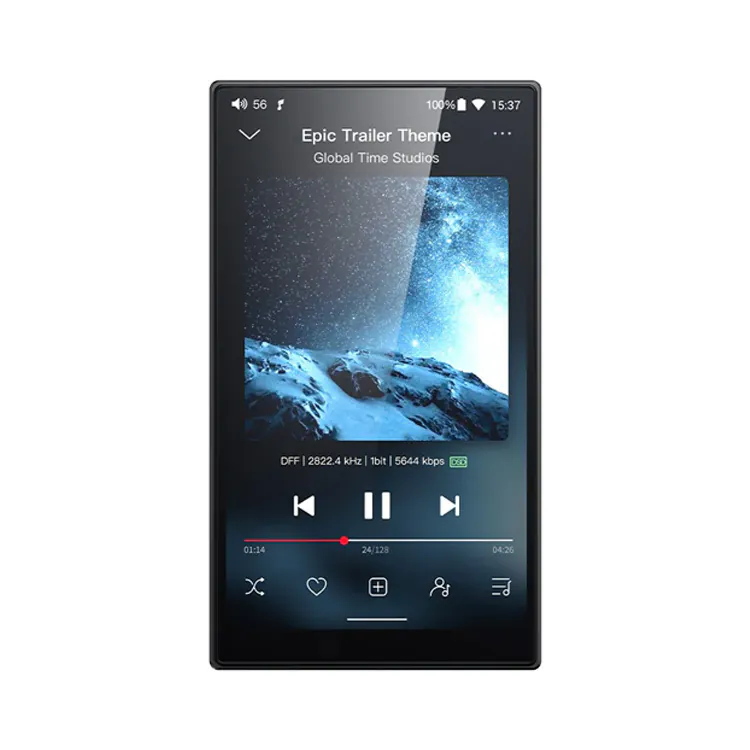 FiiO JM21 (4+64GB) 便攜高清無損音樂播放器 - 藍色 / 黑色