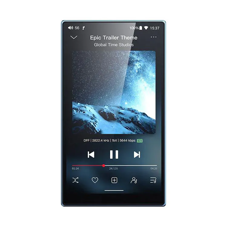 FiiO JM21 (4+64GB) 便攜高清無損音樂播放器 - 藍色 / 黑色