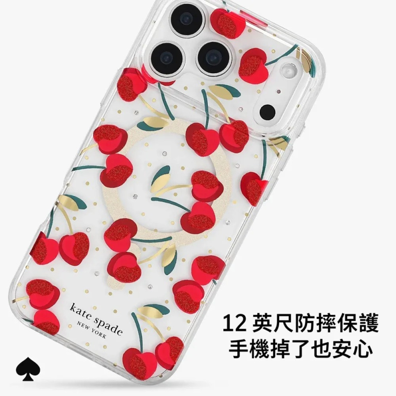 Kate Spade New York iPhone 18 Pro/iPhone 18 Pro Max 精品磁吸防摔殼 Kate Spade New York iPhone 18 Pro/iPhone 18 Pro Max 精品磁吸防摔殼