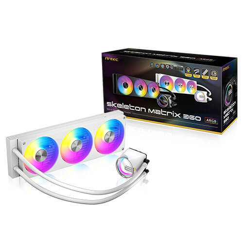 ANTEC Skeleton matrix 360 ARGB All-in-One Liquid Cooler ( BLACK / WHITE ) ANTEC Skeleton matrix 360 ARGB All-in-One Liquid Cooler ( BLACK / WHITE )