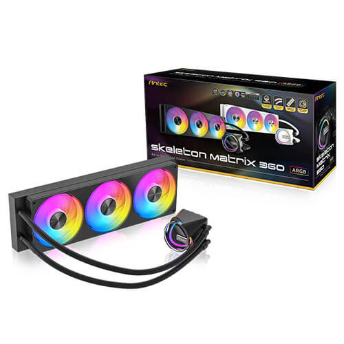 ANTEC Skeleton matrix 360 ARGB All-in-One Liquid Cooler ( BLACK / WHITE ) ANTEC Skeleton matrix 360 ARGB All-in-One Liquid Cooler ( BLACK / WHITE )