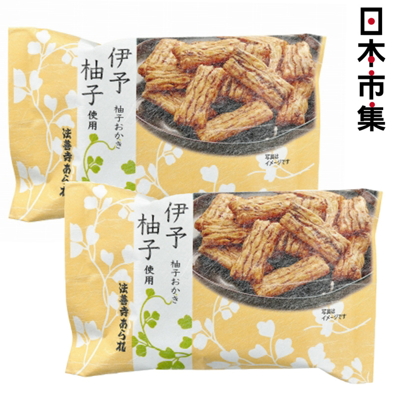日本 伊予 柚子風味米餅 (1包6片) (2件裝)【市集世界 - 日本市集】