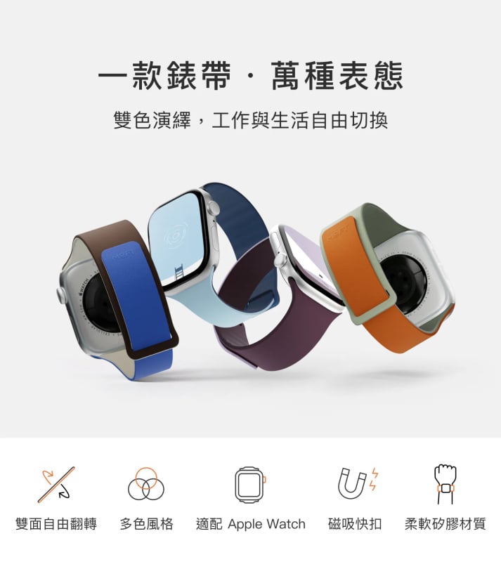 MOFT Snap Watch Band Apple Watch 磁吸運動錶帶