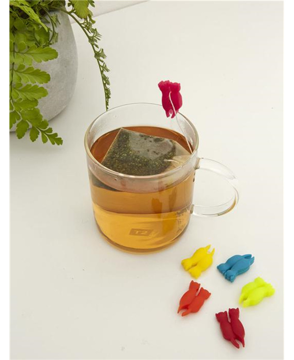 KIKKERLAND 八色貓咪飲料標記