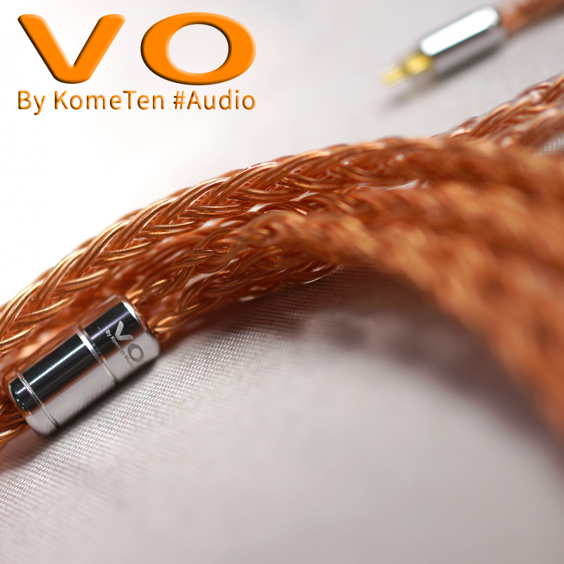 KomeTen #Audio VO  Litz6N單晶銅同心絞結構16絞編，德國進口TPU外皮絕緣，72小時零下100攝氏度冷凍