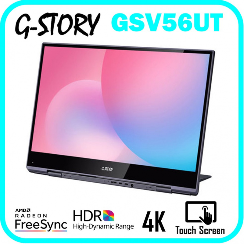 G-Story 15.6" 4K輕觸控便攜式顯示器 GSV56UT