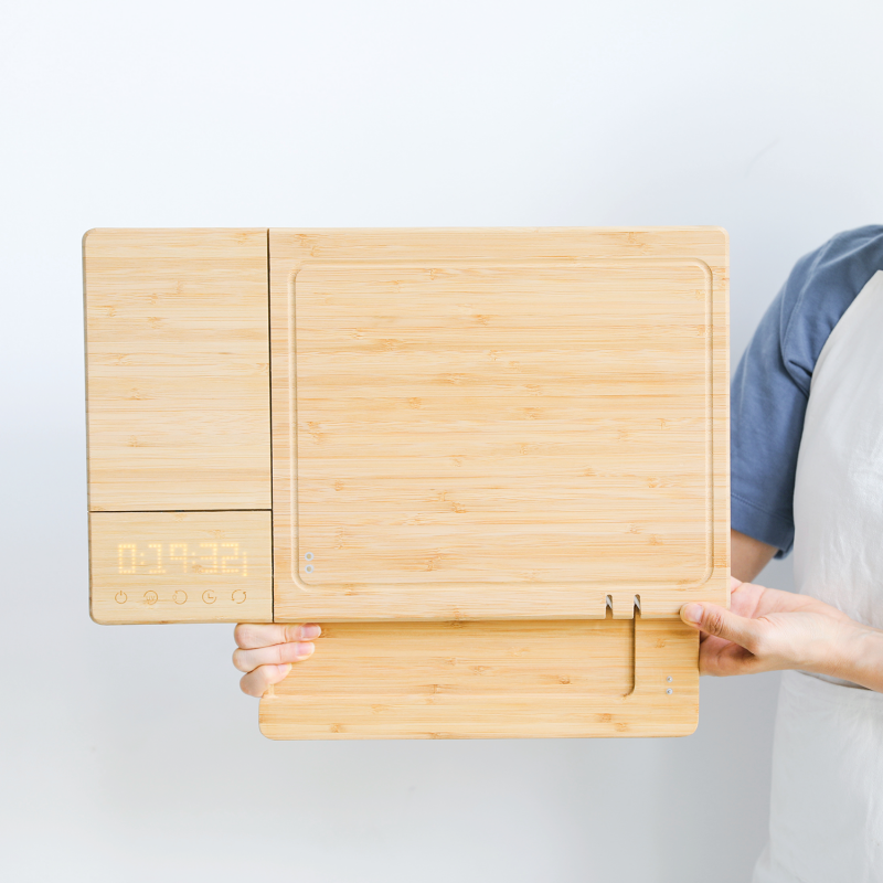 ChopBox 全球首創5合1智慧殺菌竹砧板 (UV殺菌/電子磅/磨刀/計時/二合一竹砧板) ChopBox 全球首創5合1智慧殺菌竹砧板 (UV殺菌/電子磅/磨刀/計時/二合一竹砧板)