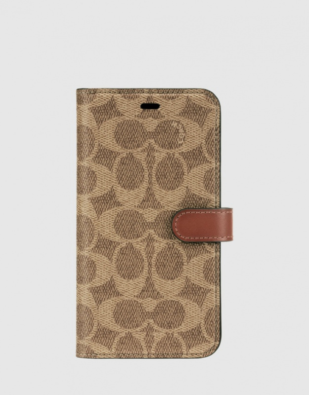 COACH iPhone 12 & 12 pro 側掀電話殼