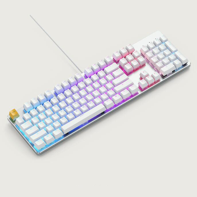 Glorious GMMK RGB 可換軸機械鍵盤 冰白版