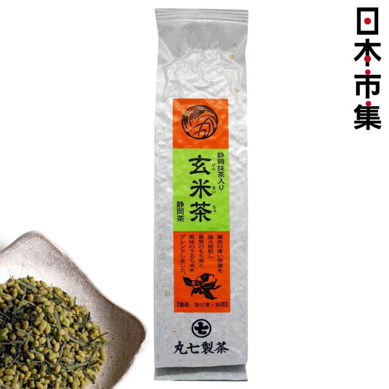日本 丸七製茶ななや 抹茶玄米茶 100g【市集世界 - 日本市集】