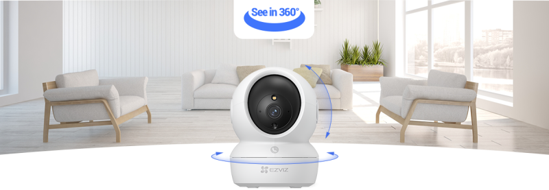 EZVIZ H6C 專業版 3K ( USB Type-C ) 雲台智慧家庭攝影機