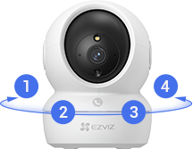 EZVIZ H6C 專業版 3K ( USB Type-C ) 雲台智慧家庭攝影機