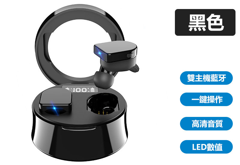 韓國B&C新款智能降噪TWS無線藍牙耳機 5.0高清通話入耳式無線藍牙耳機