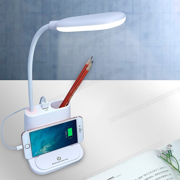 韓國B&C 多功能LED護眼學生檯燈 USB充電觸控書檯燈