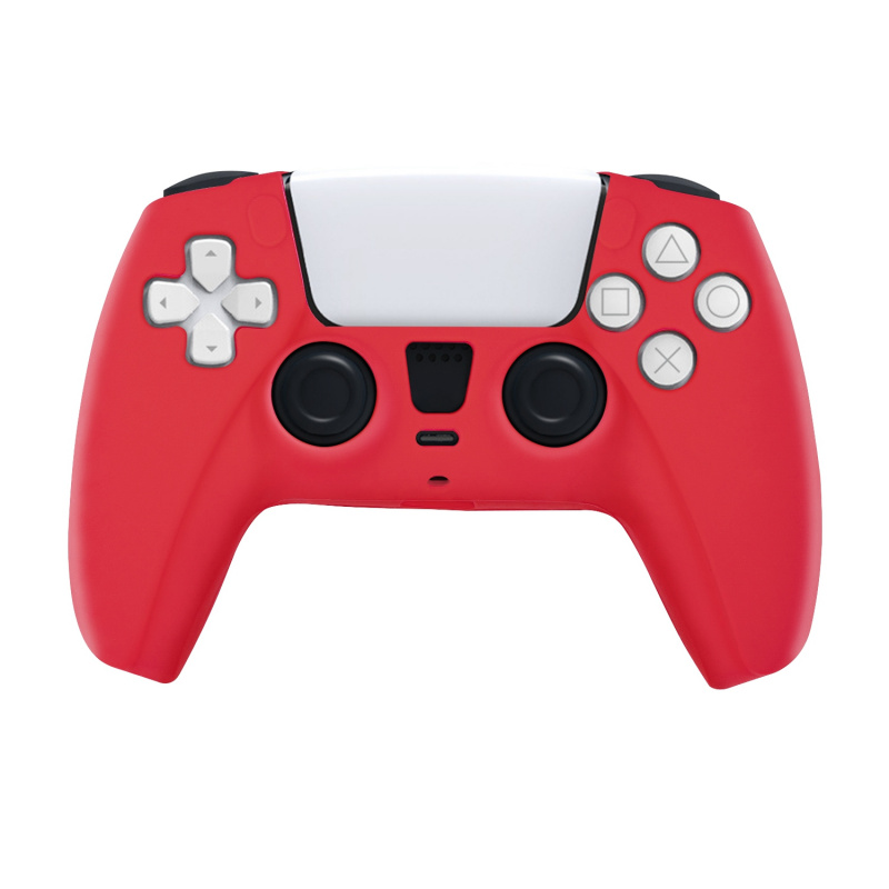 DOBE PS5手制矽膠套 PS5手制矽膠保護套 防滑 保護套 紅色