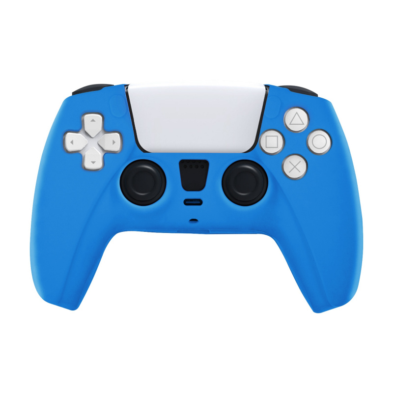 DOBE PS5手制矽膠套 PS5手制矽膠保護套 防滑 保護套 藍色