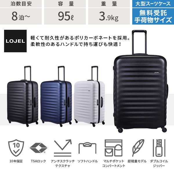 [現貨] 日本 Lojel Alto Collection 行李箱 [香港行貨10年保用]