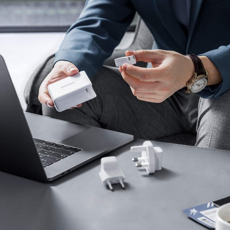 Anker - PowerPort III 2 Port 60W 雙PD旅行充電器