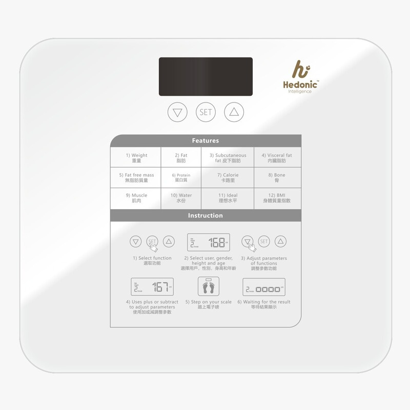 Hedonic 電子體重計 升級版