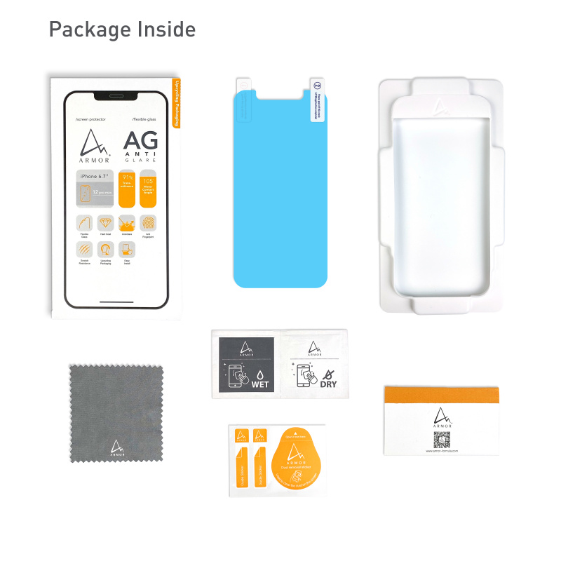 ARMOR iPhone 12 Pro / 12 軟性玻璃防眩光、濾藍光螢幕保護貼