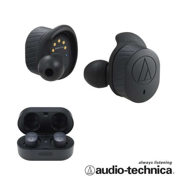 Audio Technica ATH-SPORT7TW 真無線藍牙入耳式耳機[灰色]