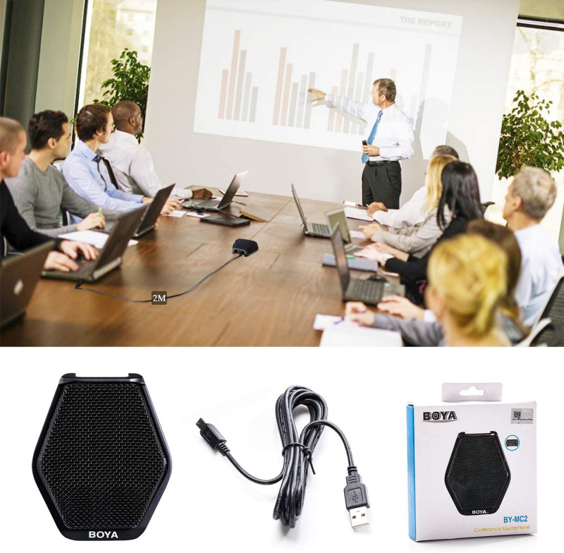 BOYA BY-MC2 USB 桌上型會議麥克風