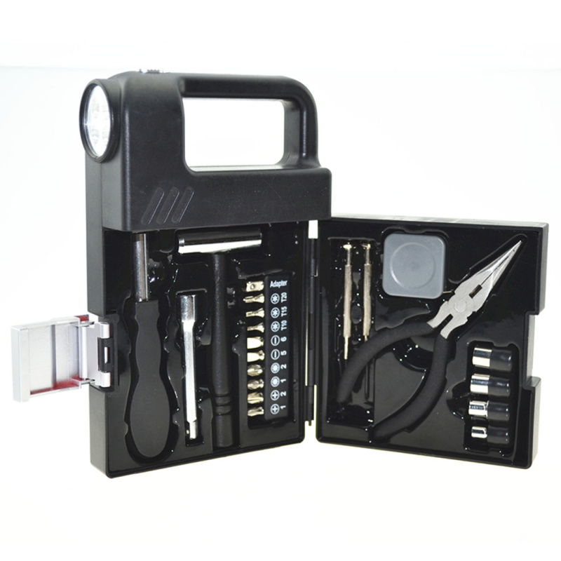 多功能21件套手提式電筒工具箱