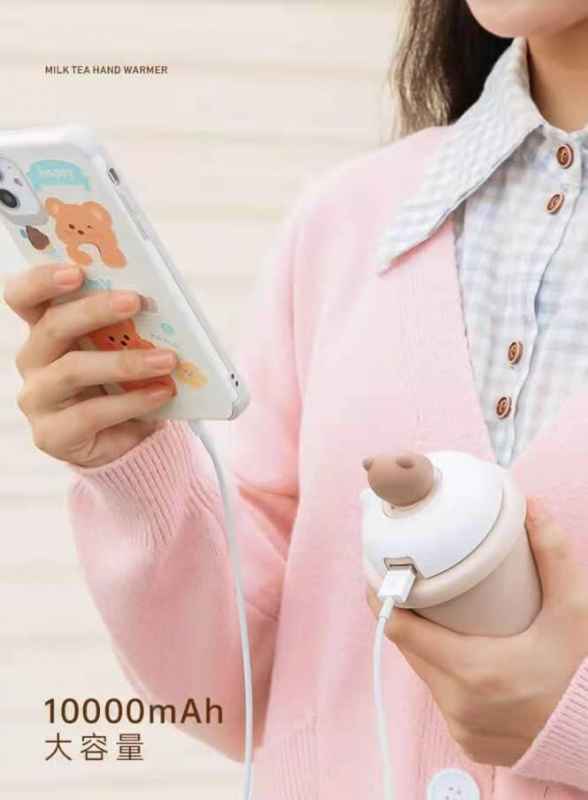 Watermomo 奶茶充電暖手寶