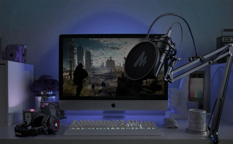 Maono AU-A04H 錄音室電容麥克風連監聽耳機套裝組合