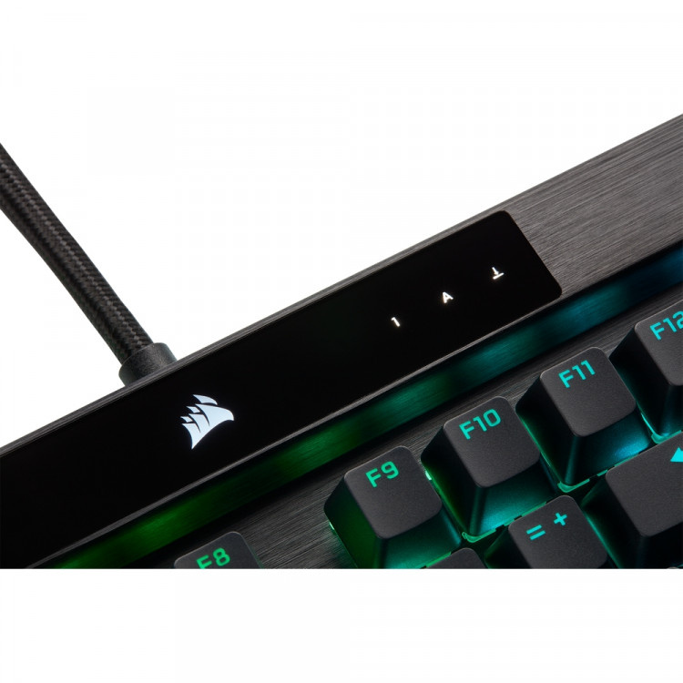 Corsair K100 RGB Mechanical Gaming Keyboard [黑色/金色] [OPX軸/銀軸]