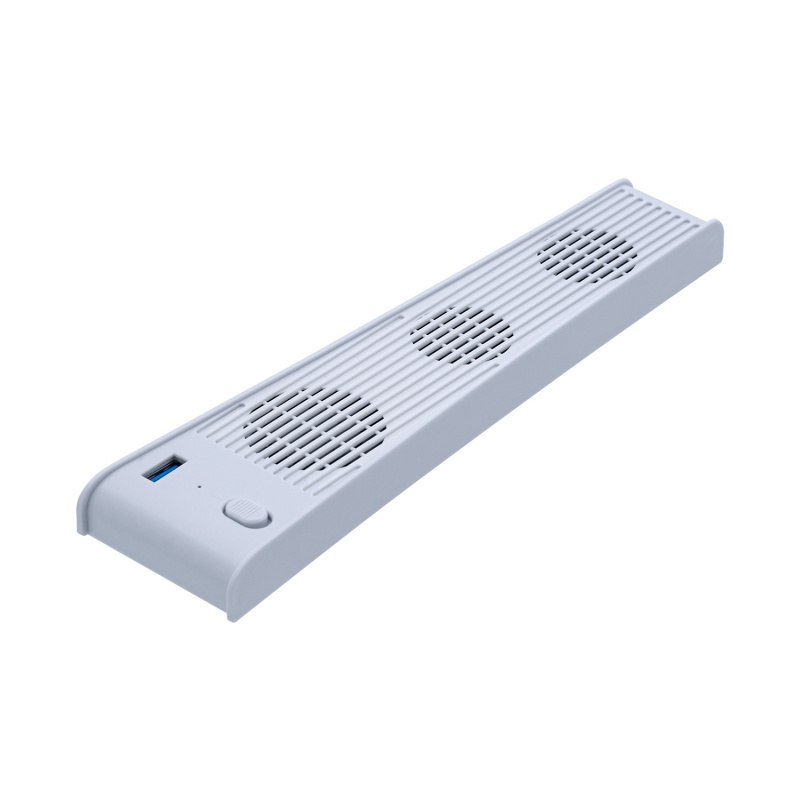 PS5 DE/UHD主機通用散熱風扇 PS5光驅版遊戲主機冷卻風扇 PS5數碼版主機散熱器 後置散熱 白色