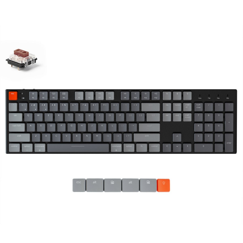 Keychron K1 104 Keys 無線RGB機械鍵盤 (Version 4) [紅軸/茶軸/青軸]