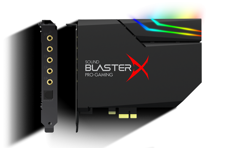 Creative Sound BlasterX AE-5 PLUS RGB PCI-e DAC 電競音效卡