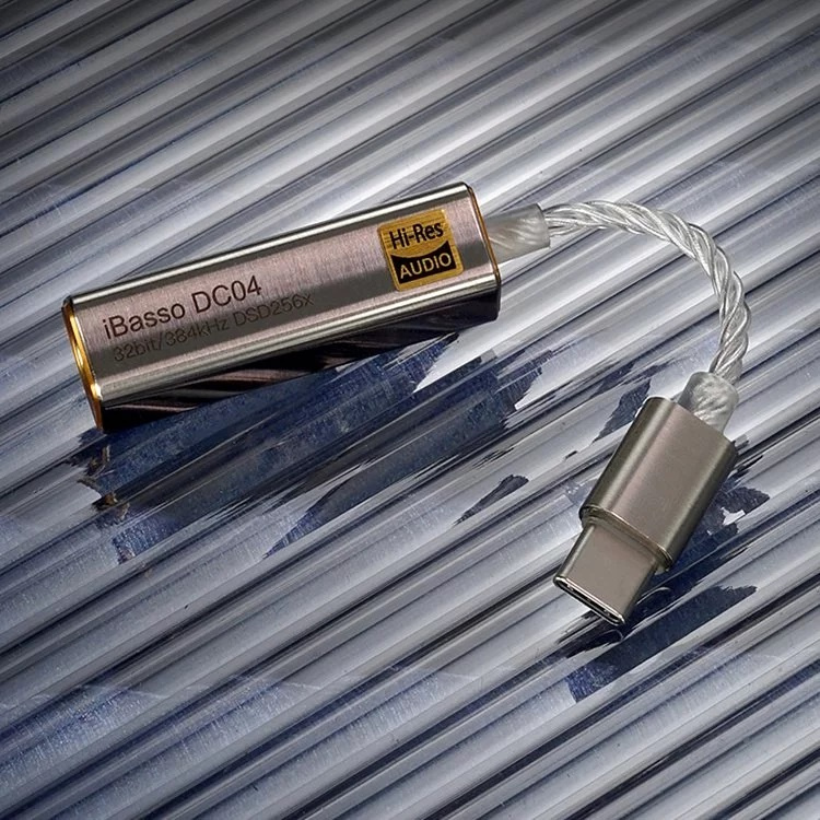 iBasso DC04  4.4mm真平衡TYPE C解碼耳放線
