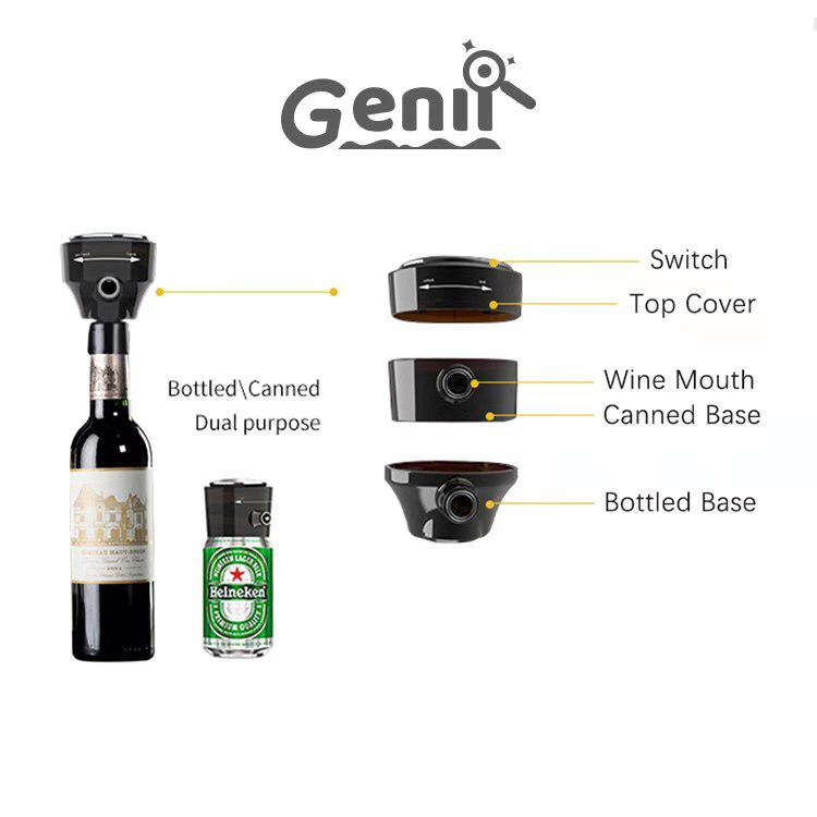 Genii Beer Bubbler 2合1 超聲波啤酒起泡機+紅酒醒酒器 [啤酒泡泡樂]  預售3-5天發貨