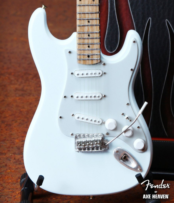 Axe Heaven FS-008 Olympic White Fender™ Stratocaster™ 迷你結他複製擺設