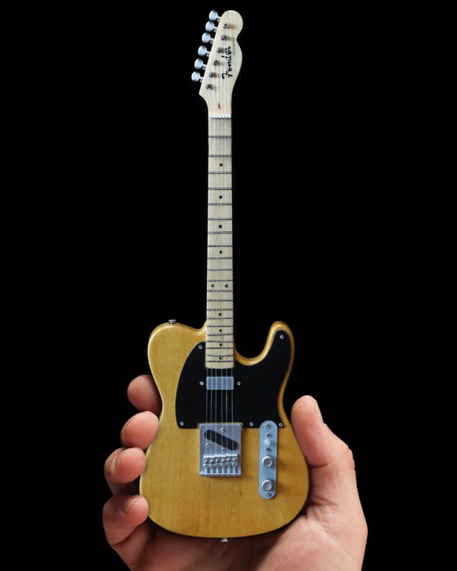 Axe Heaven FT-001 Butterscotch Blonde Fender™ Telecaster™ 迷你結他複製擺設