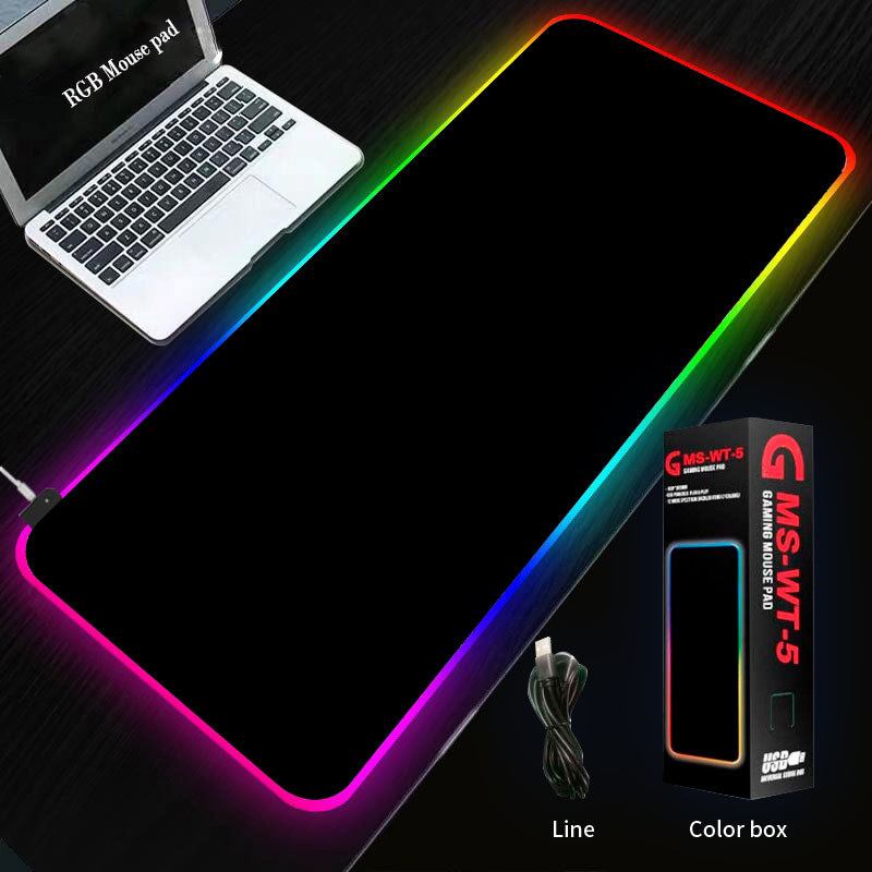 ALOK RGB 幻彩發光電競滑鼠鍵盤墊 800x300x4mm