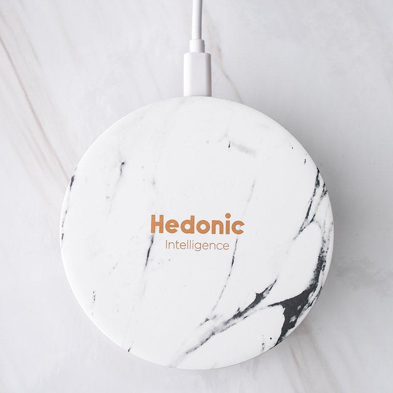 Hedonic Qi 15W 超薄雲石快充無線充電器
