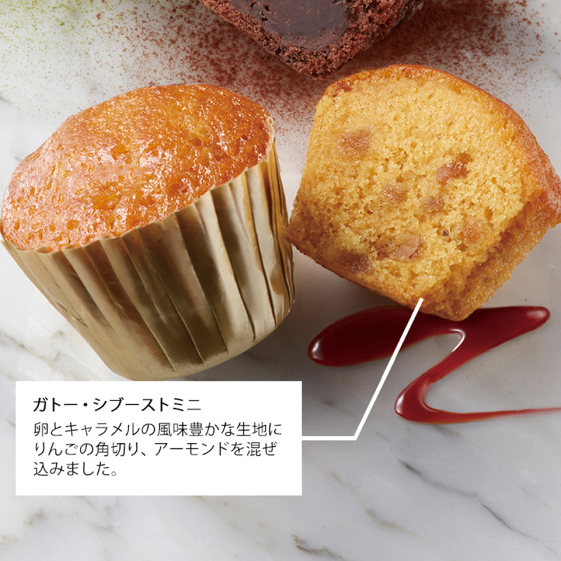 日本 銀座Boul' Mich 法式雜錦 迷你松露蛋糕禮盒 (1盒6件)【市集世界 - 日本市集】