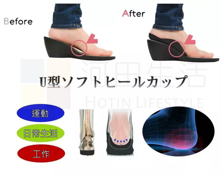 Secintill日本矯扁平足形鞋墊 [2尺寸]