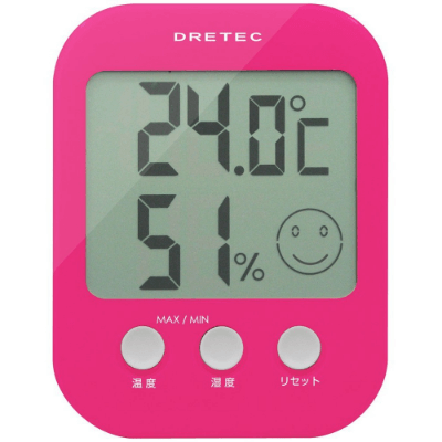 日本 Dretec 電子數字溫/濕度計
