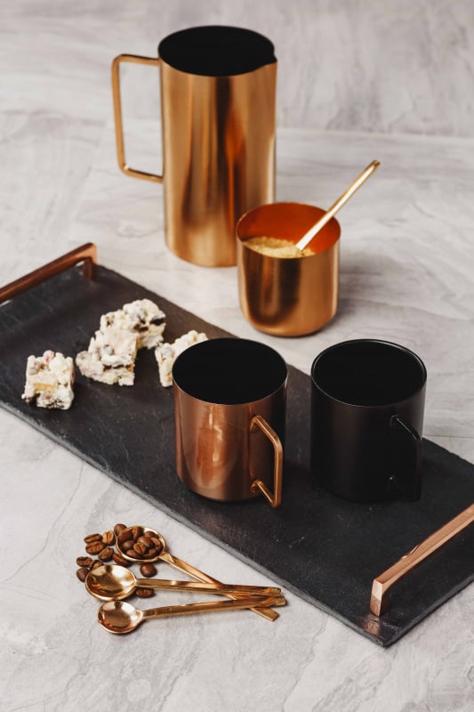 【新貨上架】●不燙手熱飲銅杯●英國The Just Slate Company●